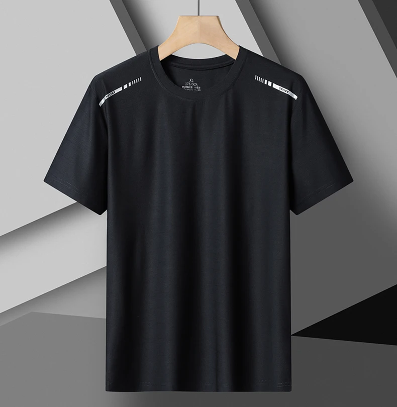 Damen Schnelltrocknende Eisseide Kühlende Reflektierende Hochelastische Atmungsaktive Sport-T-Shirts Fitness-Gym-Workout-Shirt – Detail 1
