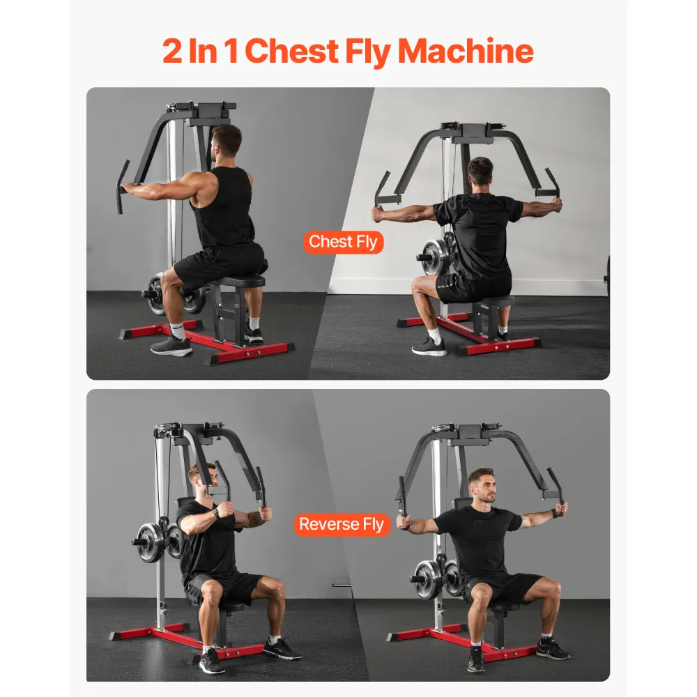 Ye Chest Fly Machine: Adjustable Fly & Reverse Delt Machine for Upper Body Workouts