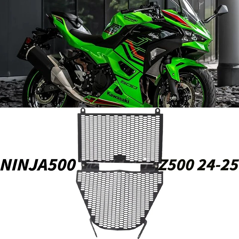 

For Kawasaki Z500 Ninja 500 Z 500 Ninja500 SE ABS 2024 2025 Motorcycle Accessorie Radiator Guard Protector Grille Cover Parts