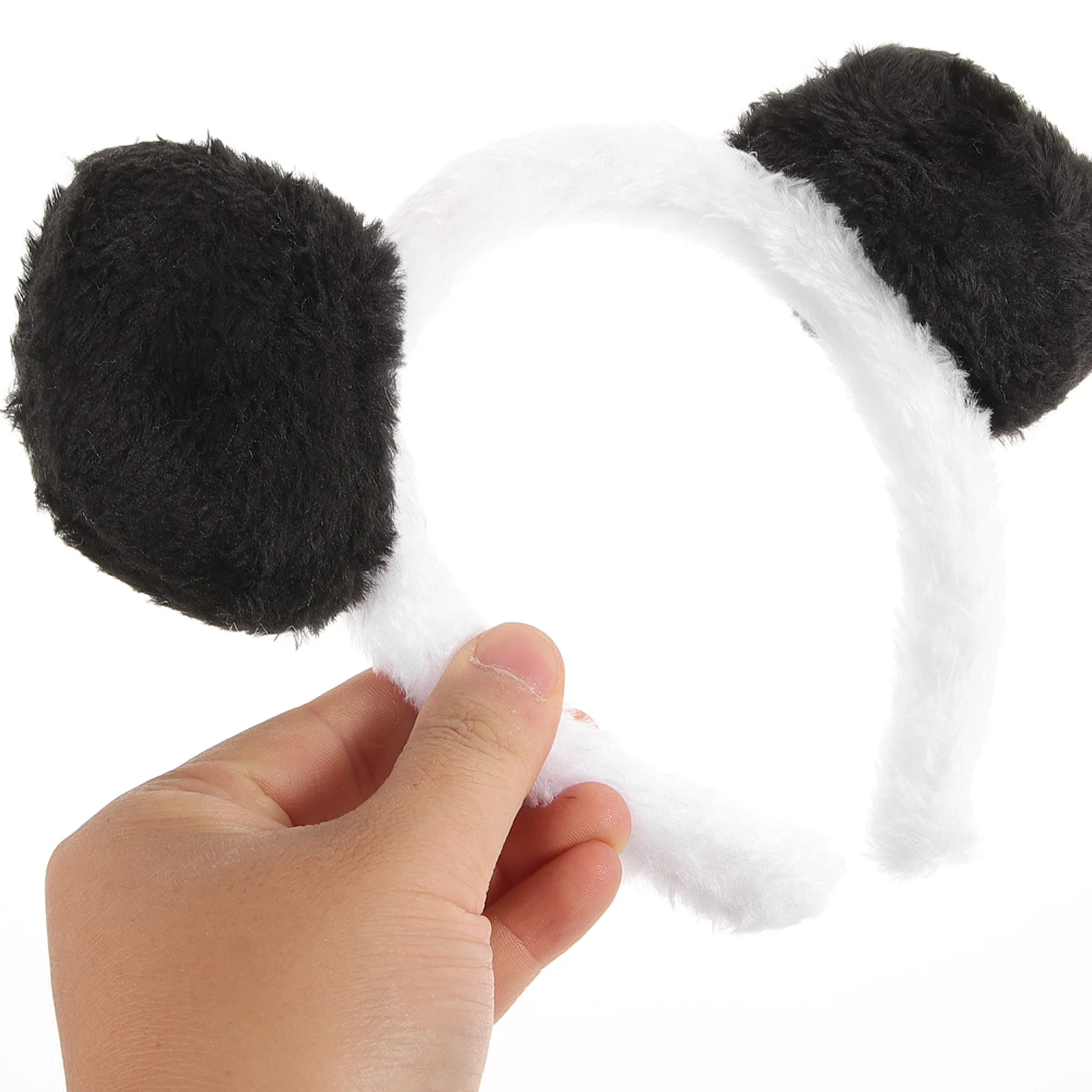 子供のための動物のヘッドバンド,パンダのコスプレ,蝶ネクタイの尾,ウサギのスーツ,フランネルの耳の装飾