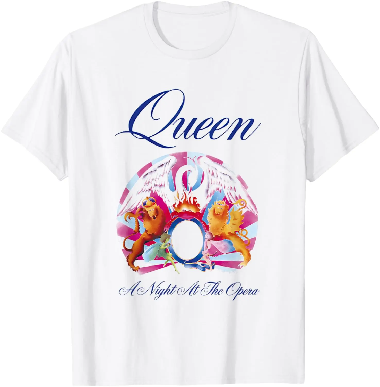 Night At The Opera T-Shirt 100% Cotton Trendy Y2K Short-Sleeve Tee – Soft, Quick-Drying, & Moisture-Wicking; Ideal Sports Casual