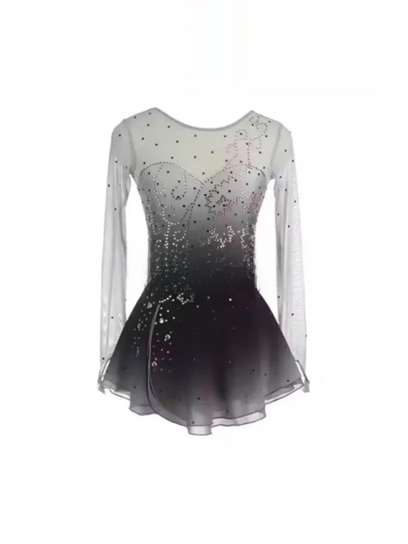 

Cetitive Jazz Dance Performance Costume Figure Skating Ice Dance Aerobics Suit Fem Athletes Cetition Outfit