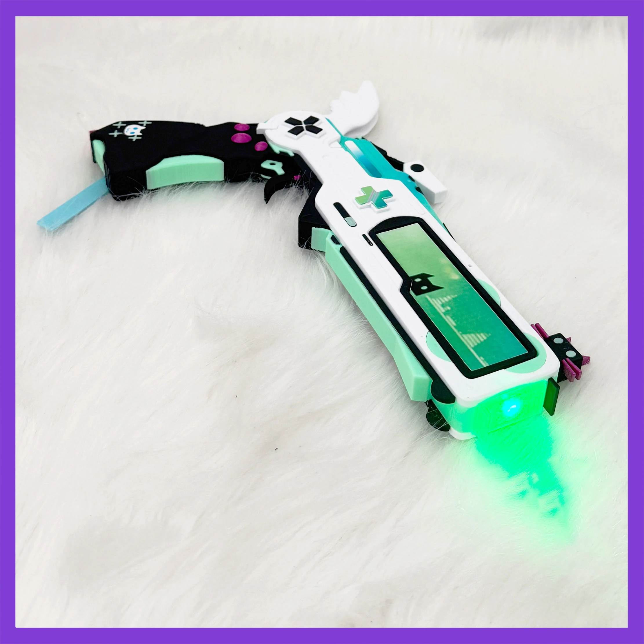 Rekwizyt do cosplayu Wuthering Waves Lynae, rekwizyt do ręki WuWa Lynae Spectrum Blaster, PVC, na Halloween, dla dorosłych kobiet i mężczyzn, do odgrywania ról