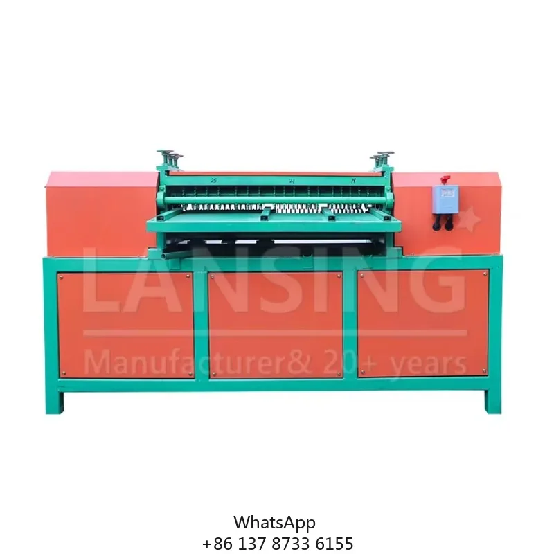 High Quality LR-100 AC Radiator Copper Pipes Aluminum Peeling Separating Recycling Machine Hot Selling