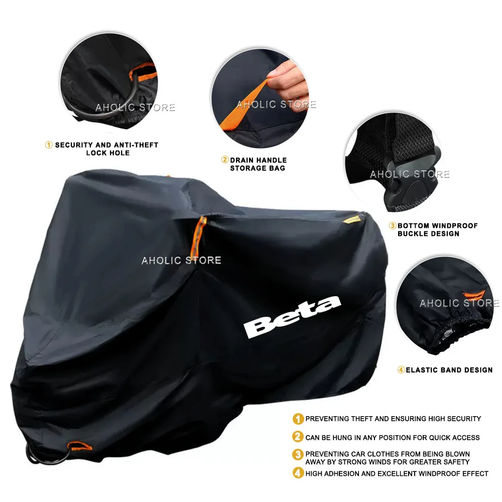 Motorbike Rain Cover For Beta Evo 250 300 80 Junior Senior RR 125 Motorcycle Cover Outdoor Rain Dustproof UV Protector Covers