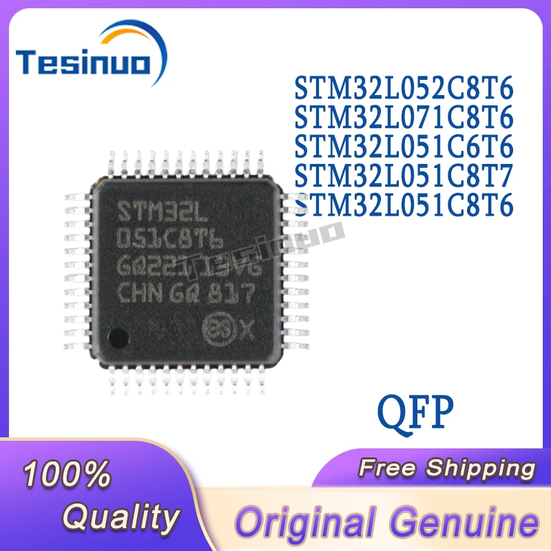 

5/PCS New Original STM32L051C8T6 STM32L052C8T6 STM32L071C8T6 STM32L051C6T6 STM32L051C8T7 QFP IC Chip