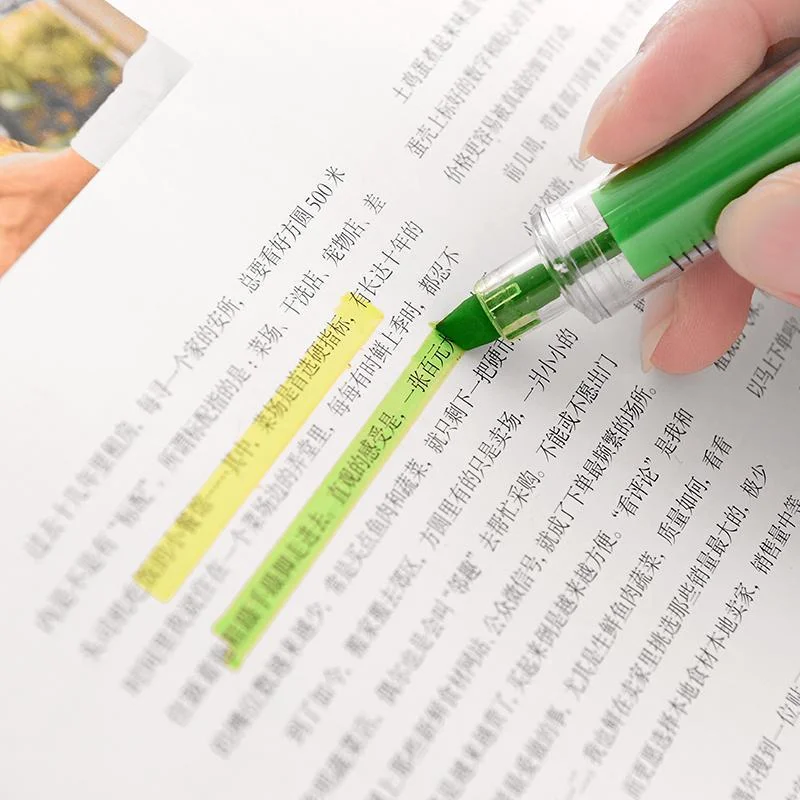 6 шт. шприц флуоресцентный маркер цветной маркер-лайнер новинка офисные школьные учебные принадлежности для студентов