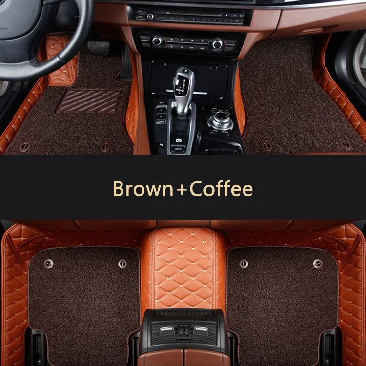 Waterproof PVC Leather Car Foot Mat Set, New Arrive Auto Mat Set, Hot Sale Car Floor Mats, Durable, High-Quality