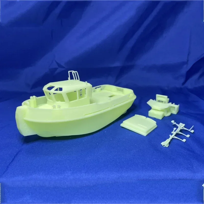 RC Boat 1/87 Tugboat Damen 1205 Tug Assembling Ship Model Resin Material Printing Hull Kit