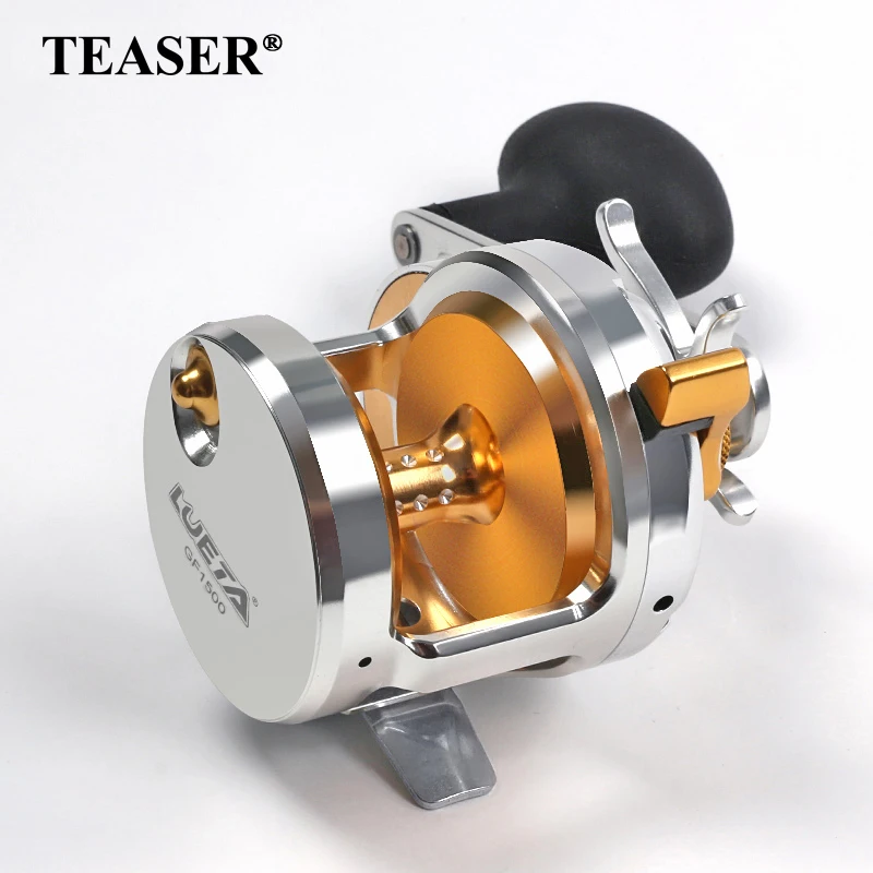 WSF06 Full Metal Slow Fishing Reel 8+1BB 6.3:1 Max 13kg Slow jigging reel Single hand Saltwater Trolling Reel