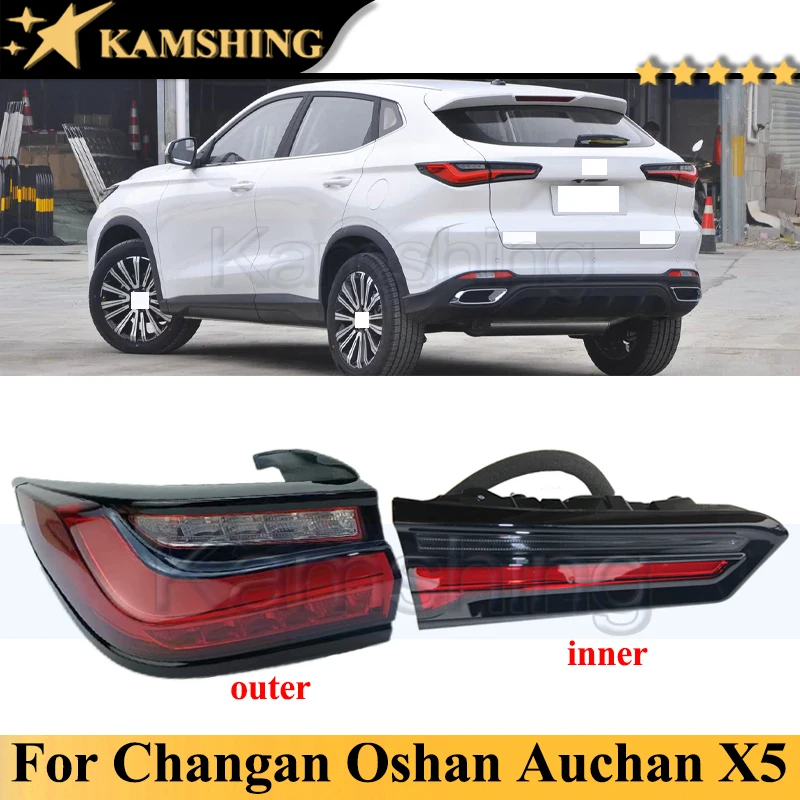 

Kamshing Rear Bumper Tail Light Tail Lamp For Changan Oshan Auchan X5 2021-2023 Taillight Taillamp Brake Light Rear Turn Light