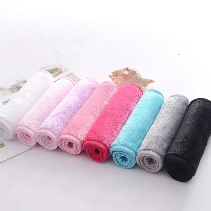 1/2pcs Reusable Cotton Pads Makeup Eraser Microfiber Facial Towel Face Cleaner Cleaning Wipes Skincare Beauty Tools