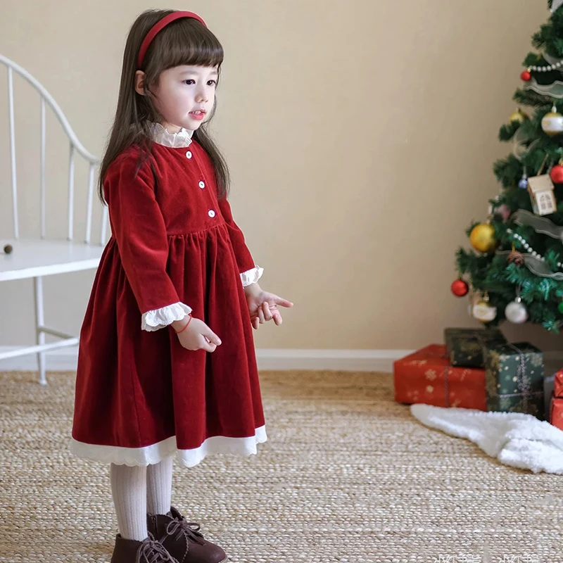 kids holiday dress Belle Kids Ruffle Dress main image 1