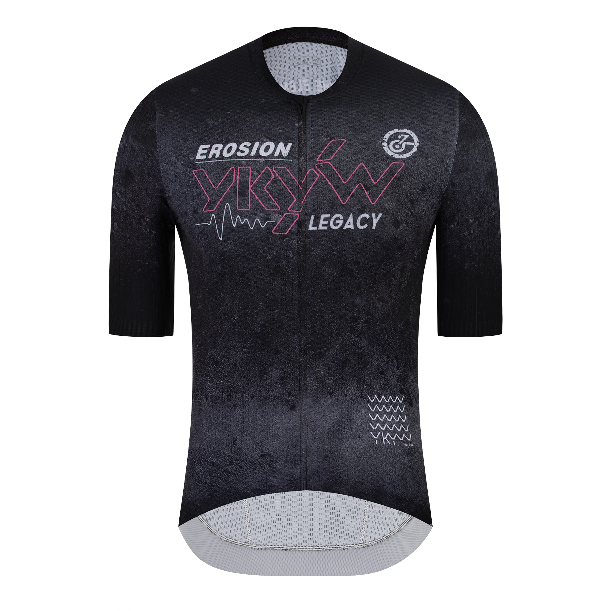 YKYWBIKE Herren 2026 Sommer Kurzarm-Radtrikot Pro Leichtgewichtig Atmungsaktiv Schnelltrocknend Hochelastisch Rennrad MTB Oberteil – Detail 27