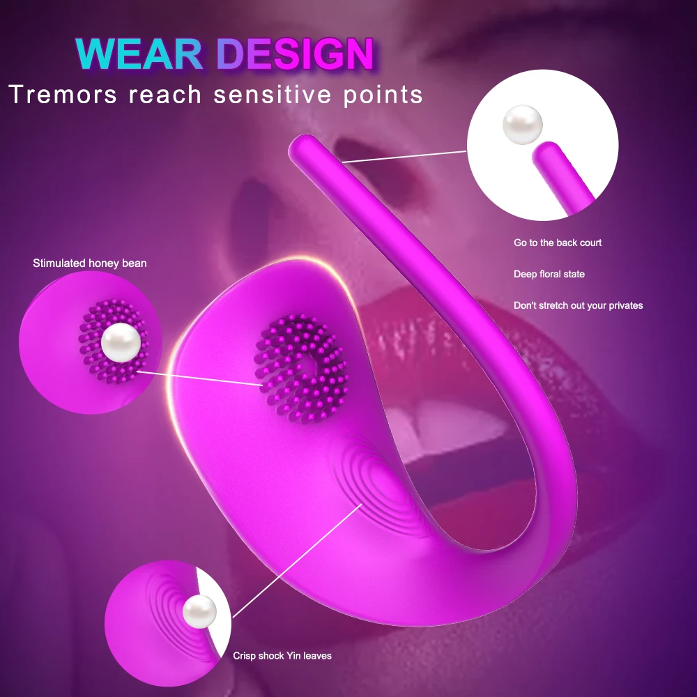 G Spot Vibrator Clitoral Vaginal Dildo Stimulator Female Panty Vibrators Masturbator Wireless Wearable Sex Toys for Women