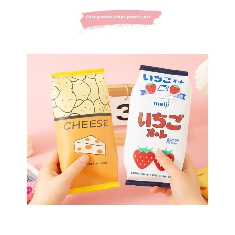 Neue Kreative Simulation Snack Bleistift Fall Schule Bleistift Tasche Nette Stift Fall Junge Student Stift Tasche Kind Schreibwaren Tasche Spaß Lagerung Tasche