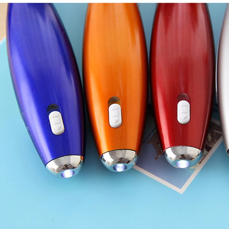 6Pcs Multifuncional Lanyard Canetas Esferográficas Nota Papel Luz Bola Canetas Caneta Esferográfica Atacado