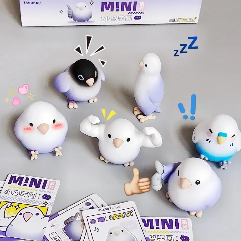 

Mini Birdie Lovebird Series Mini Blind Box Cute Bird Mysterious Box Surprise Bag Decor Ornaments Desktop Decor Birthday Gift Toy