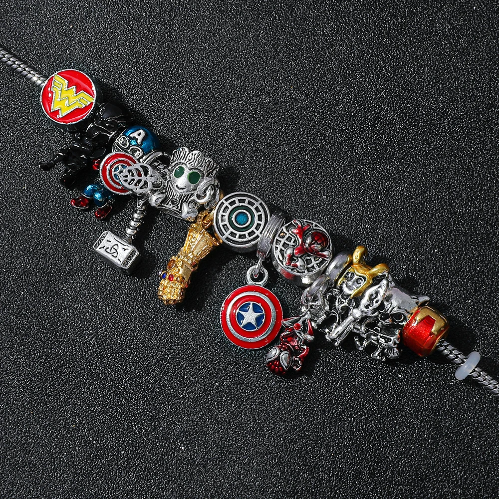 Superhelden-Klassiker-Figuren-Armband, Beliebtes Cooles Schmuckstück für Jungen und Männer, Persönlichkeitsgeschenke – Detail 5