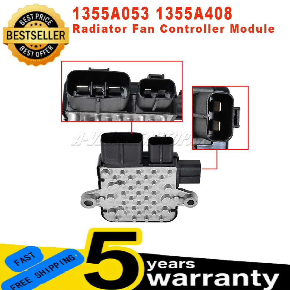 1355A053 1355A408 1355A124 For Mitsubishi Lancer Colt Outlander Mazda 1 Pc New Radiator Fan Controller Module Car Accessories