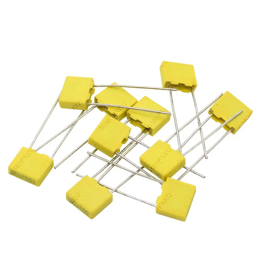 5 Waarden * 10 Stuks = 50 Stuks Correctie Condensator Pakket Kit 100V 102j 152j 332j 472j 103j 333j 473j 473j 104j 224j 474j 474j