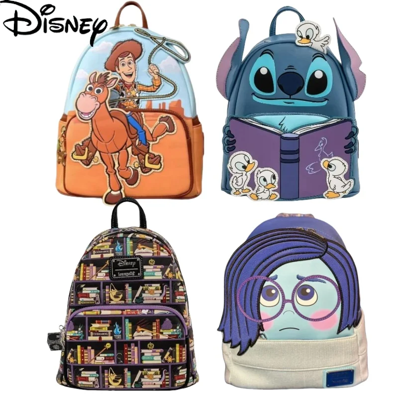 

Loungefly Disney Sleeping Beauty 65th Anniversary Floral Scene Double Strap Shoulder Bag Student Backpack Children Backpack