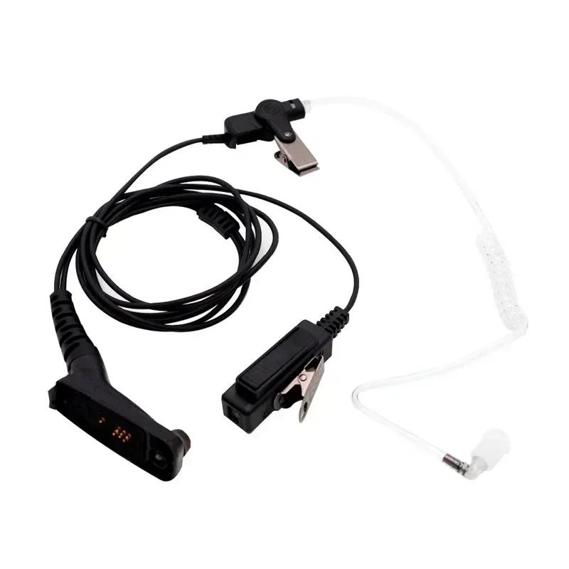 Covert Acoustic Air Tube Earpiece Headset PTT Mic for Motorola APX2000 APX7000 APX6000 APX7500 DP4601 XiR P8268 P8668 Radio