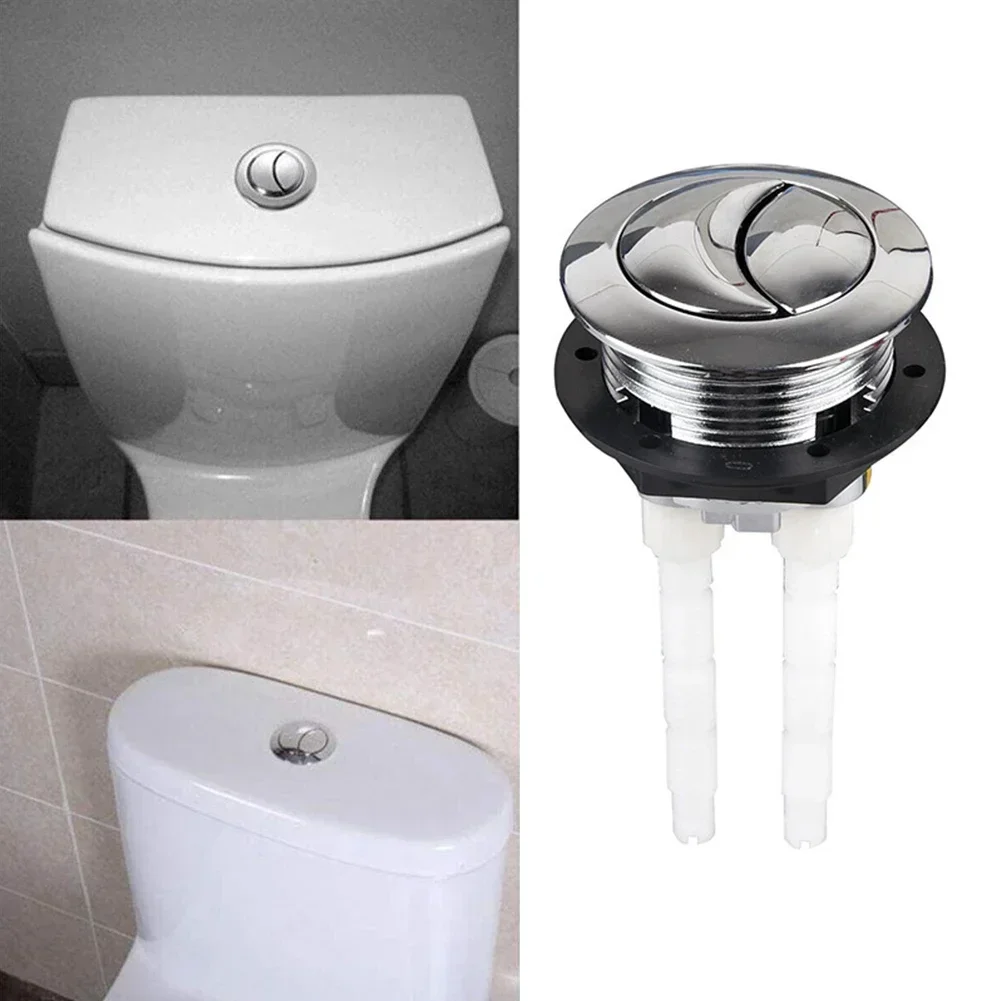 38mm Universal Dual Flush Toilet Water Tank Button Round Shape Toilet Push Dual Flush Buttons Bathroom Push Bathroom Accessories