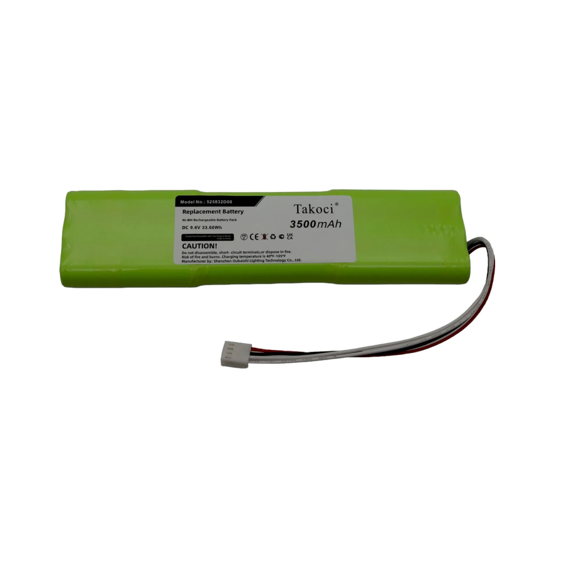 Batterie de rechange pour micro-ohmmètre AEMC, 1060, 4630, 5050, 5060, 5070, 6470, 6470/6470-B, 6471, 6472, 6472, 6505, 2960.21