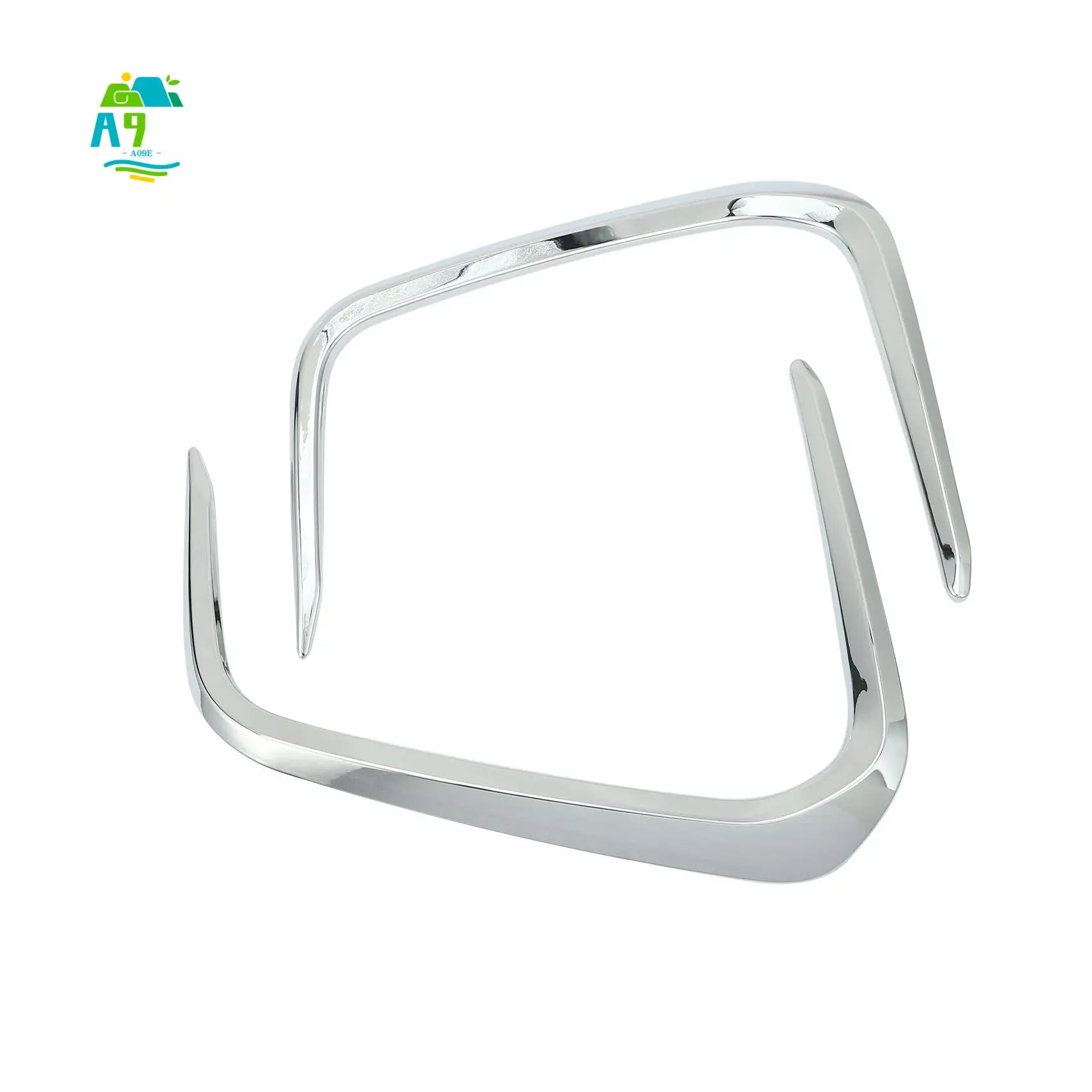 

A09E-Front Fog Lights Fog Light Lamp Ring Frame Cover Trim Fit For Toyota Corolla E210 Prestige Altis 2019 2020 Bright Silver