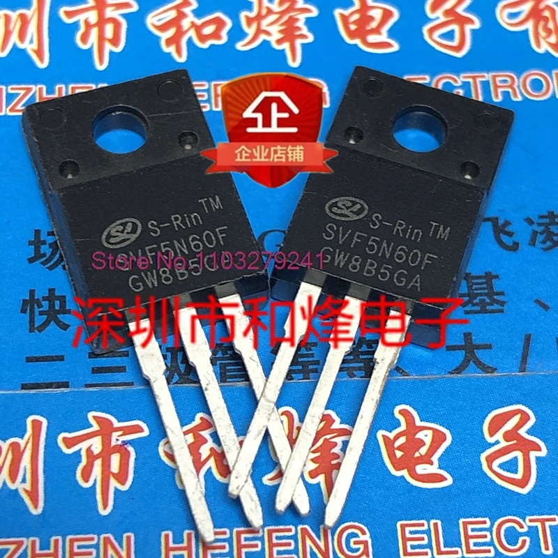 

(10PCS/LOT) SVF5N60F TO-220F 600V 5A