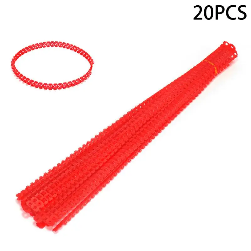 20 PCS For Ceiling Partition Wall Gypsum Board Wood Board Empty Chain Belts Lightweight Convenient Chain Nail Machine Adapter