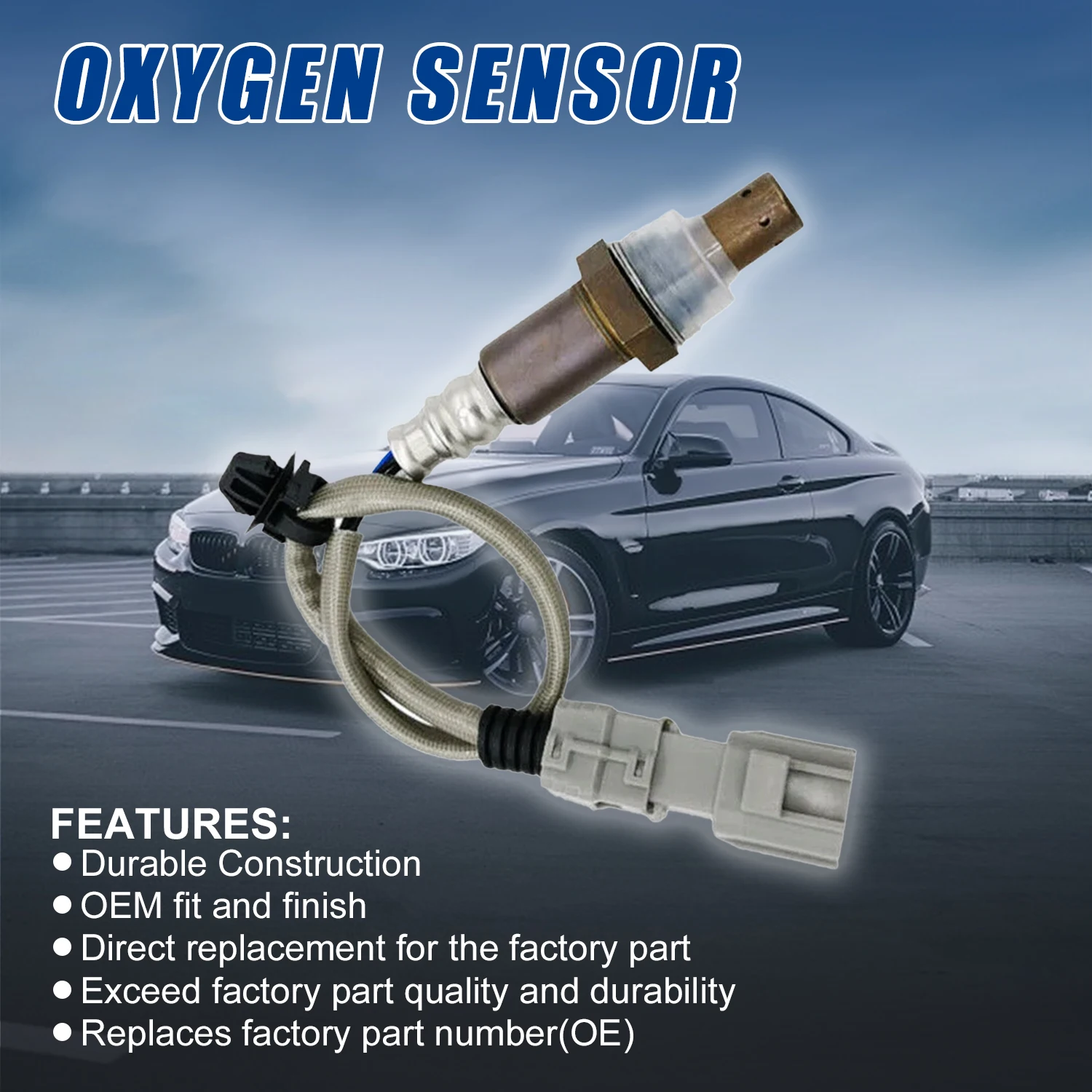 Downstream Oxygen O2 Sensor 234-4168 For Toyota Highlander Sienna RX330 3.3L 2004 2005 2006 2007 Scion xB 2008-2014 89465-48170