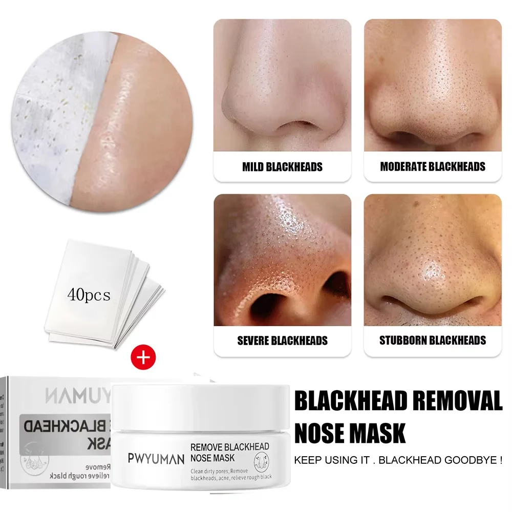 Blackhead odstraňovač nos maska pore proužky loupání akné léčba hlubokým asanace obličej maska pórů zmenšuje kůže krása péče produkt