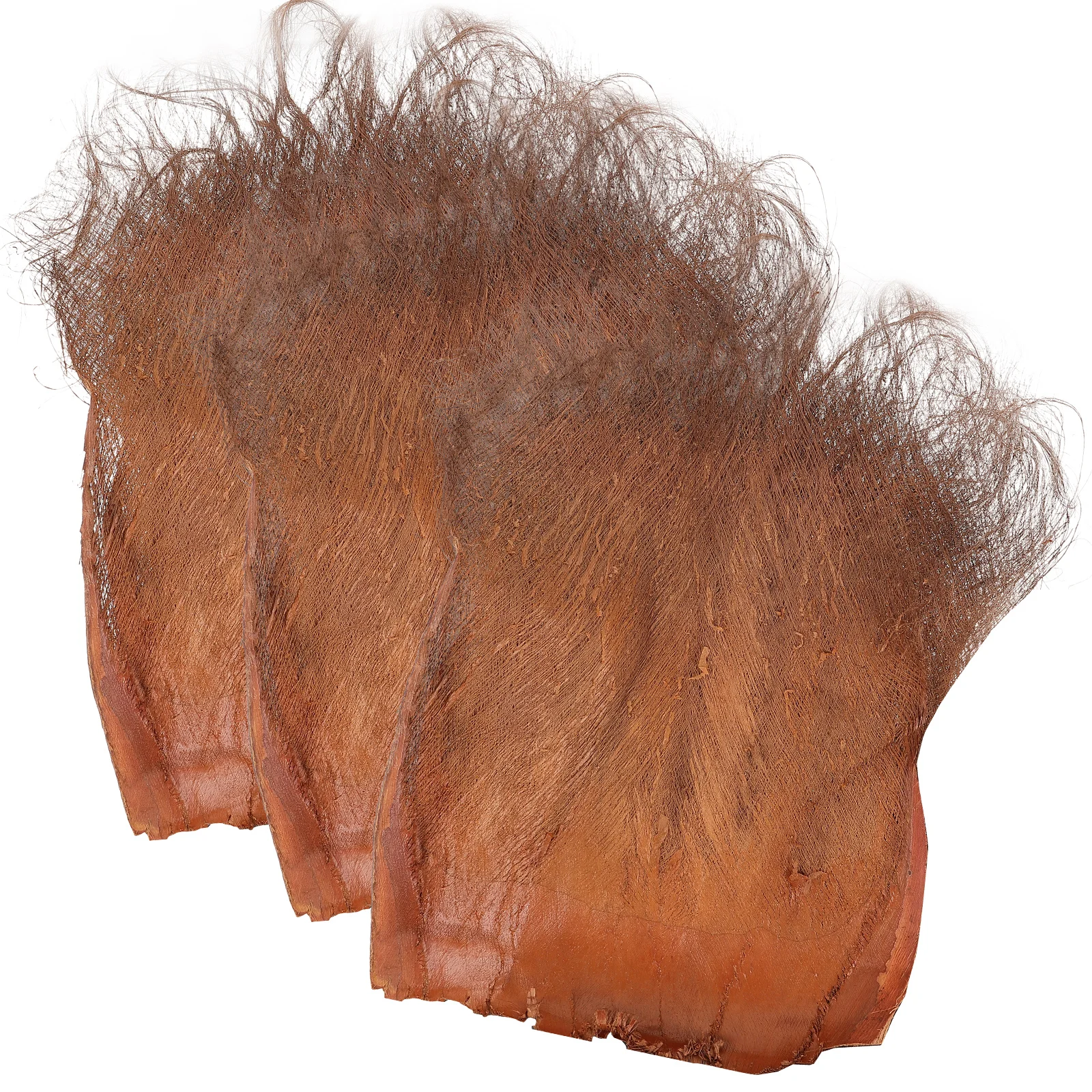 

3pcs Natural Coconut Bark for Pipeline Home Decor Water Pipe Garden Landscape Theme Decoration Multiuse Ornament