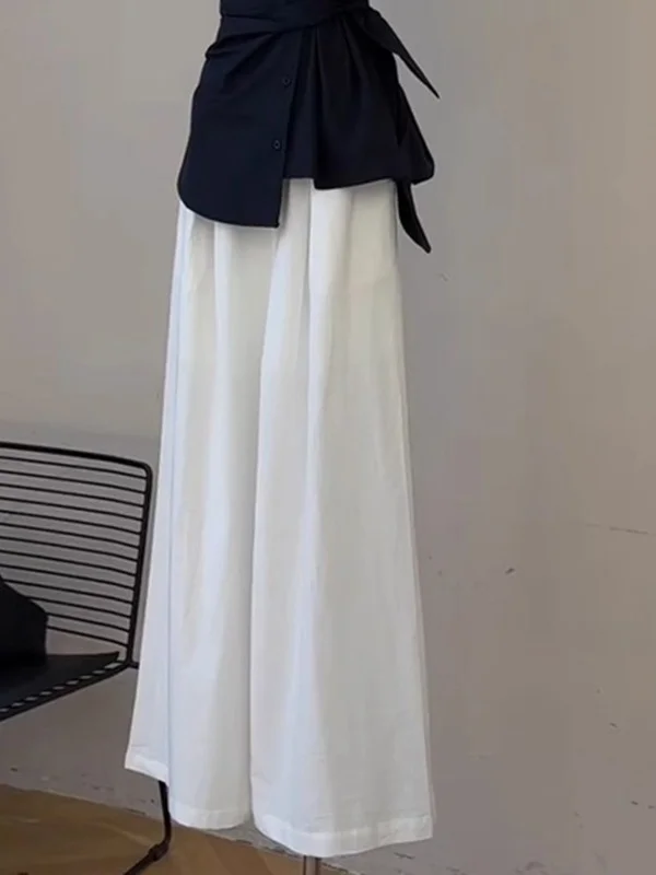 Bla Bow Tie Waist Cinched ort Sve irt Women's Summer 2025 New Small Design Sense Top Korean Sle Commute Wind