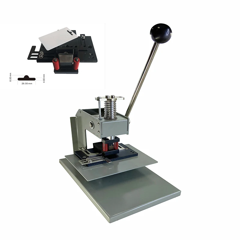 Hole Punch for Card Making Cu.st.om Aluminum Plastic Paper Oblong Square Hand Hole Punching Machine