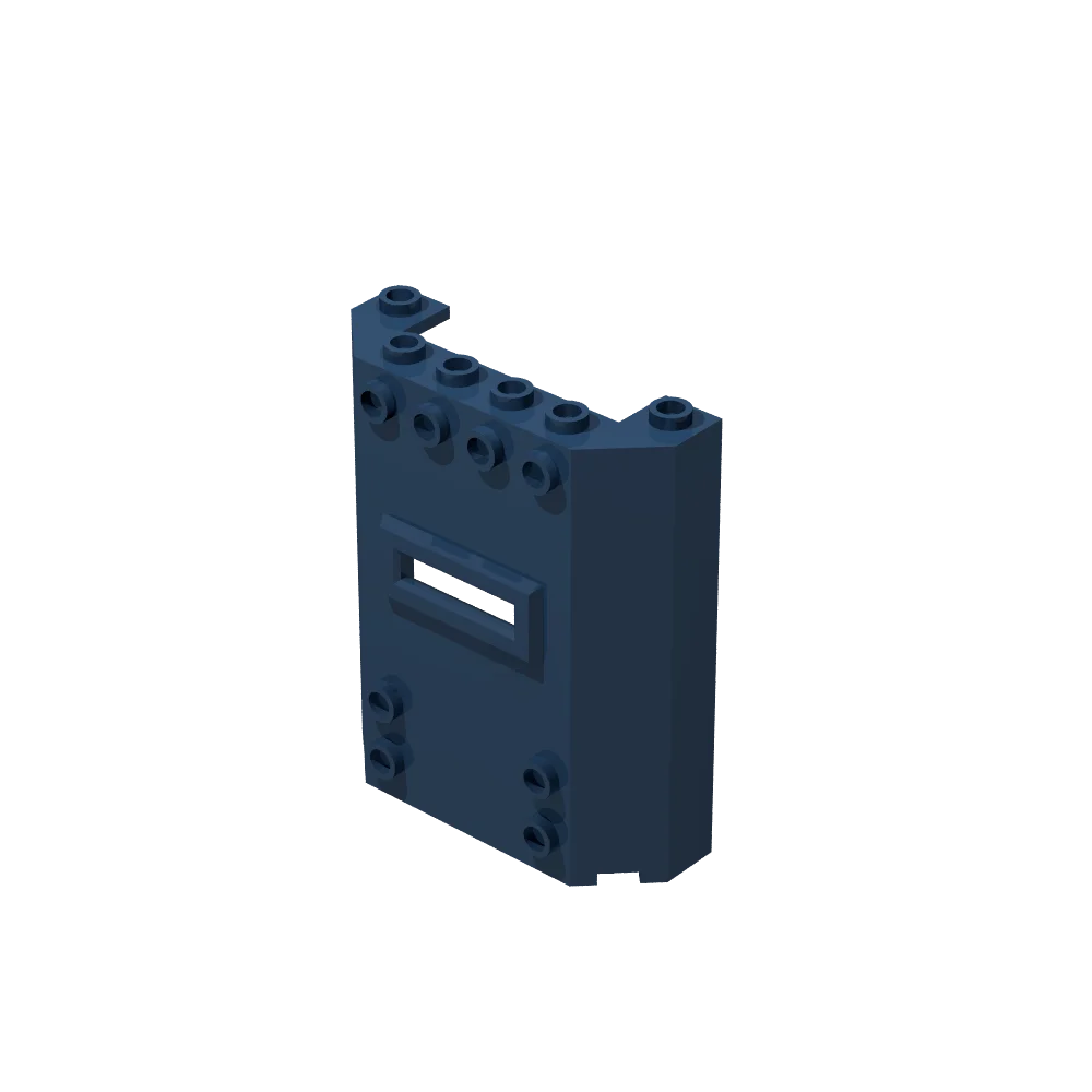 

Строительный блок 22387, детали MOC/сделай сам, аксессуары, 2x6x6, двусторонняя наклонная стенная панель, сборная игрушка