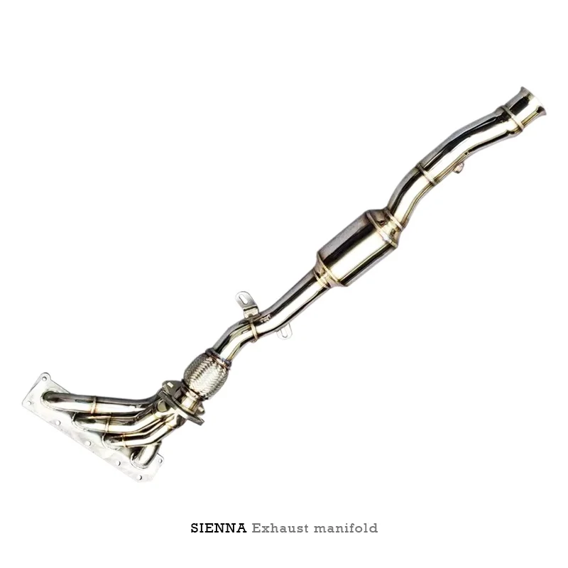 The first section of plantain Exhaust manifold  For Toyota Sienna 2010-2016 High flow catted downpipe Exhaust Downpipe Exhaust S