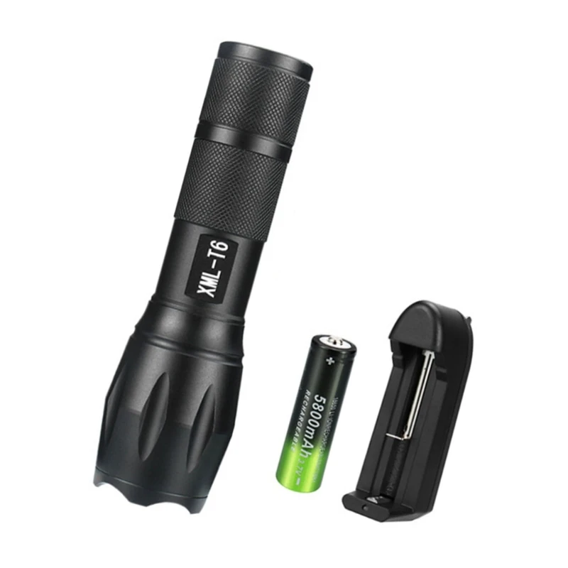 Handheld Flashlight Bright Pocket Torch Watertight Flashlight Cycling Camping