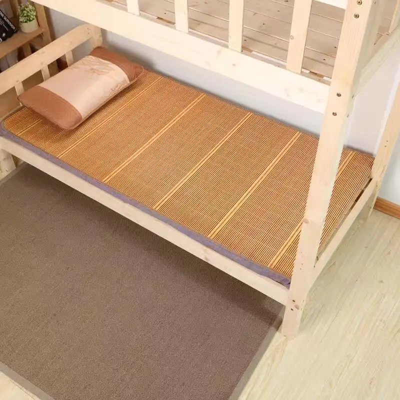 Tappetino in bambù 1,5 Tappetino per la casa pieghevole, tappetino in seta di ghiaccio bifacciale da 0,6 metri