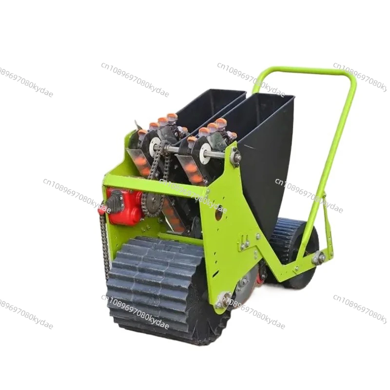 

Agricultural hinery 2 Rows Seed Drill Seeder Planting hine Hand Planter for Garlic