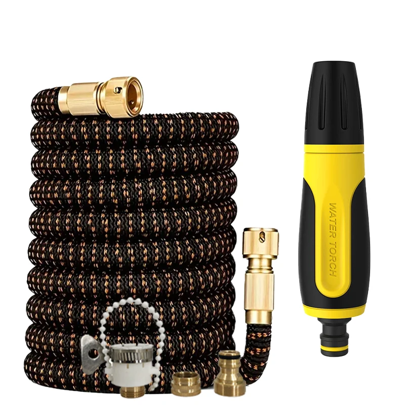 

Садовая телескопическая волшебная трубка, металлический соединитель, регулируемый водяной пистолет с прямым распылением, используется для орошения сада