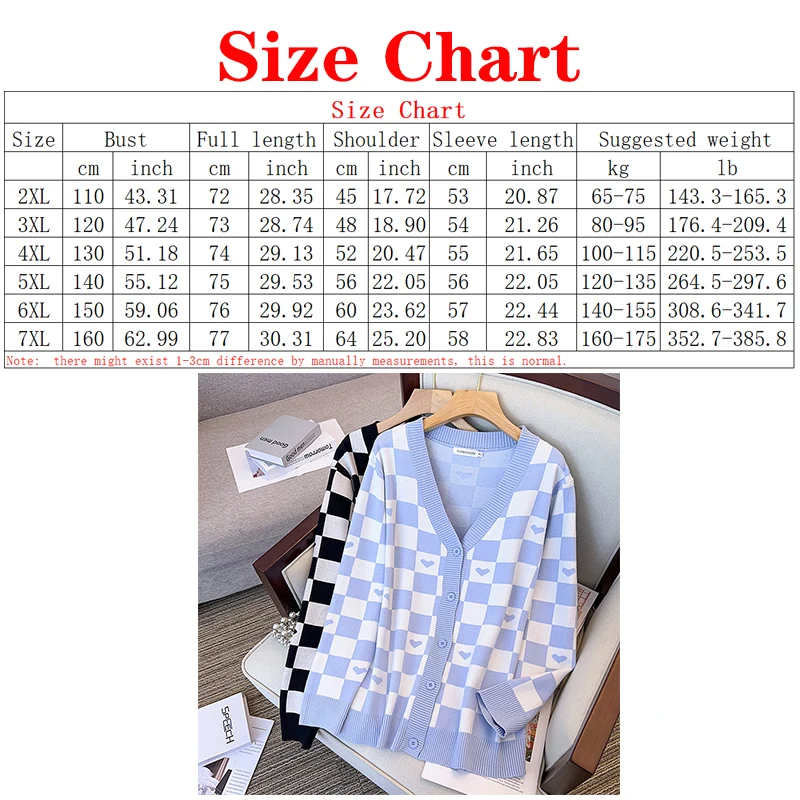 5XL 6XL 7XL 100/150kg big size women clothing women bust 150/160cm loose cardigans sweater knitted cardigans 2XL-7XL