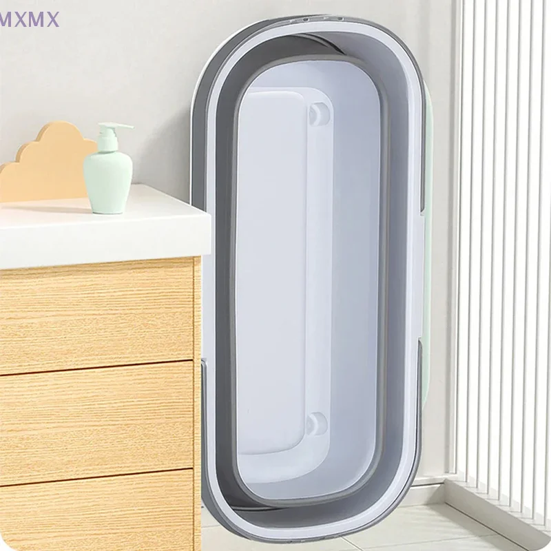 Rectangular Mop Bucket With Handle Washing Tub Portable Collapsible Space-Saver Large Capacity Fishing Bucket For Camping Travel