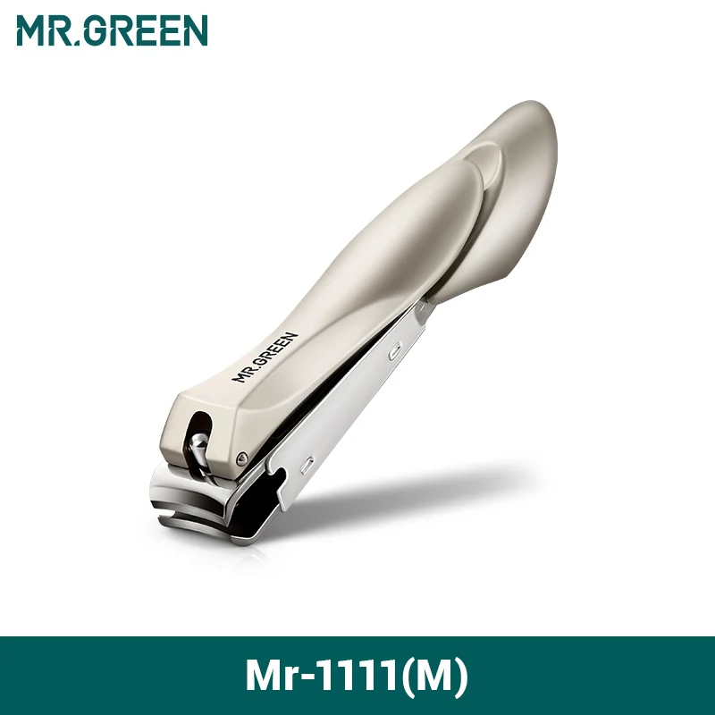 Кусачки для ногтей MR.GREEN из нержавеющей стали с защитой от брызг — фото товара