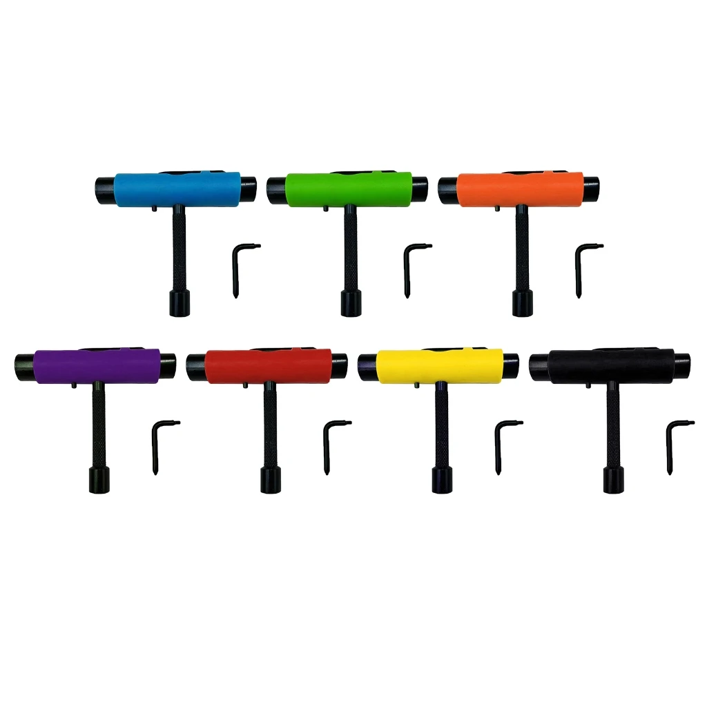 

1pc All in One Skateboard Tool, Roller Skate Tool, T Tool for Skateboard, Portable Skateboard Accessory