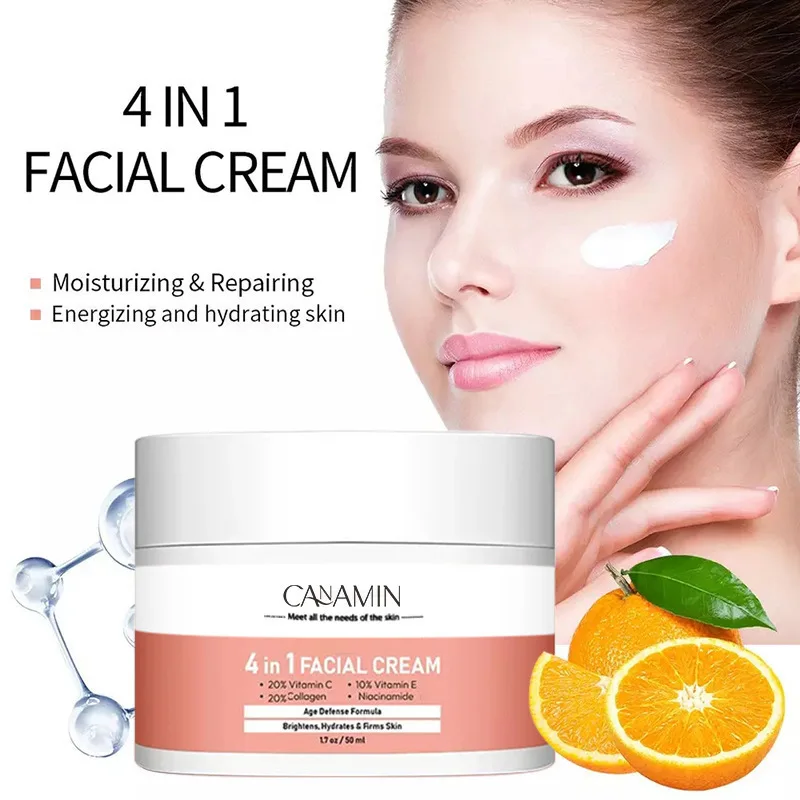 

Moisturizing Cream 4 in 1 FACIAL CREAM Small Molecule Collagen Filler Tightening and Hydrating