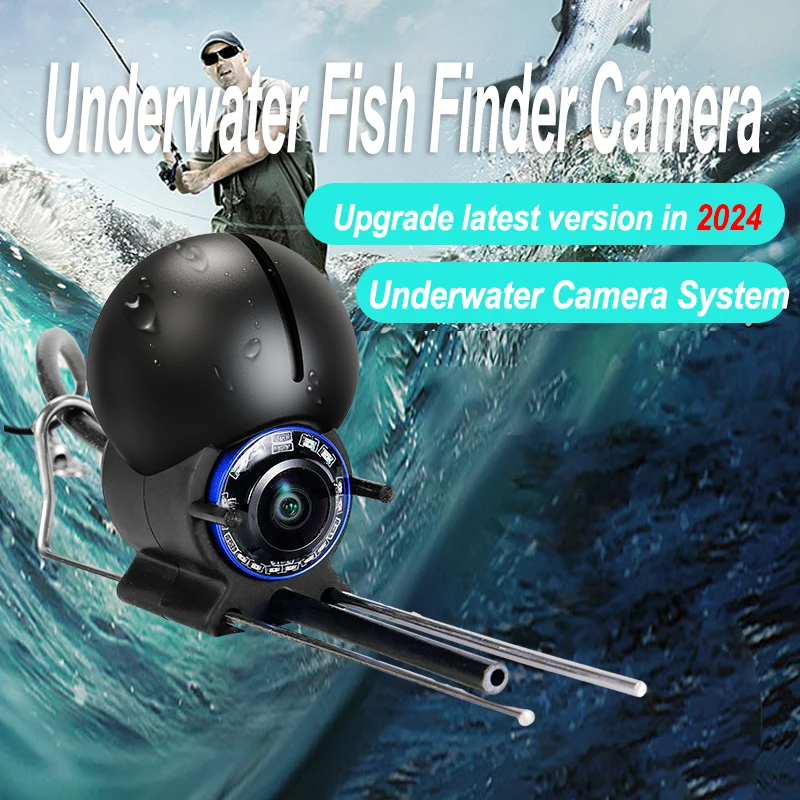 

HD Fish Finder Monitor,Complete Underwater Camera System,Super Camera Clamp Mount,Digital Camera Monitor/ Night Vision LED Light