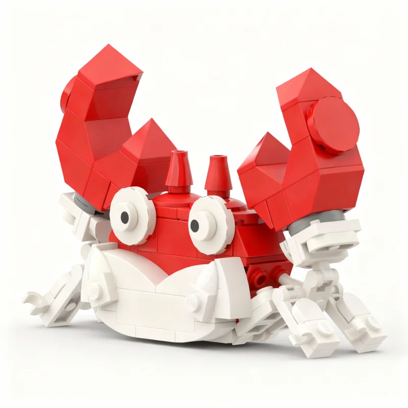 106pcs MOC Krabby - Pet Anime  - Art Craft Building review and price